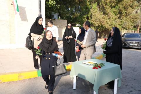 استقبال از دانشجویان دانشگاه خلیج فارس 