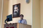 سخنرانی علمی پرفسور رضا آذین در آکادمی علوم روسیه