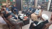 دیدار هیات رئیسه دانشگاه خلیج فارس با آیت الله صفایی بوشهری امام جمعه بوشهر