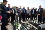 برگزاری مراسم زیارت عاشورا و غبار روبی قبور مطهر شهدای خوشنام دانشگاه خلیج فارس بمناسبت سالروز گزینش